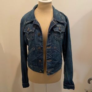 True Religion Brand Distressed Jean Jacket